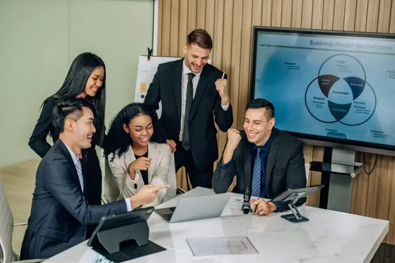 consulting services at a meeting to discuss business growth