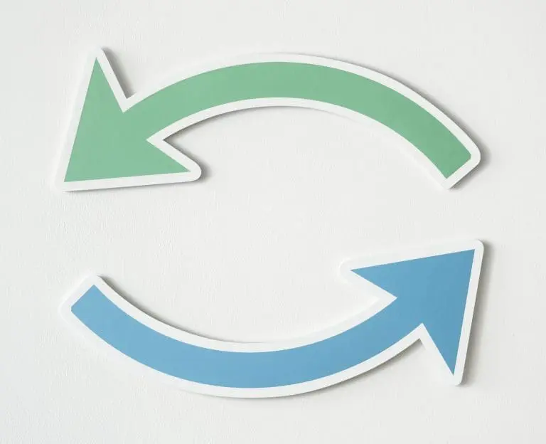 two arrows going in a loop showing how the medical billing process works
