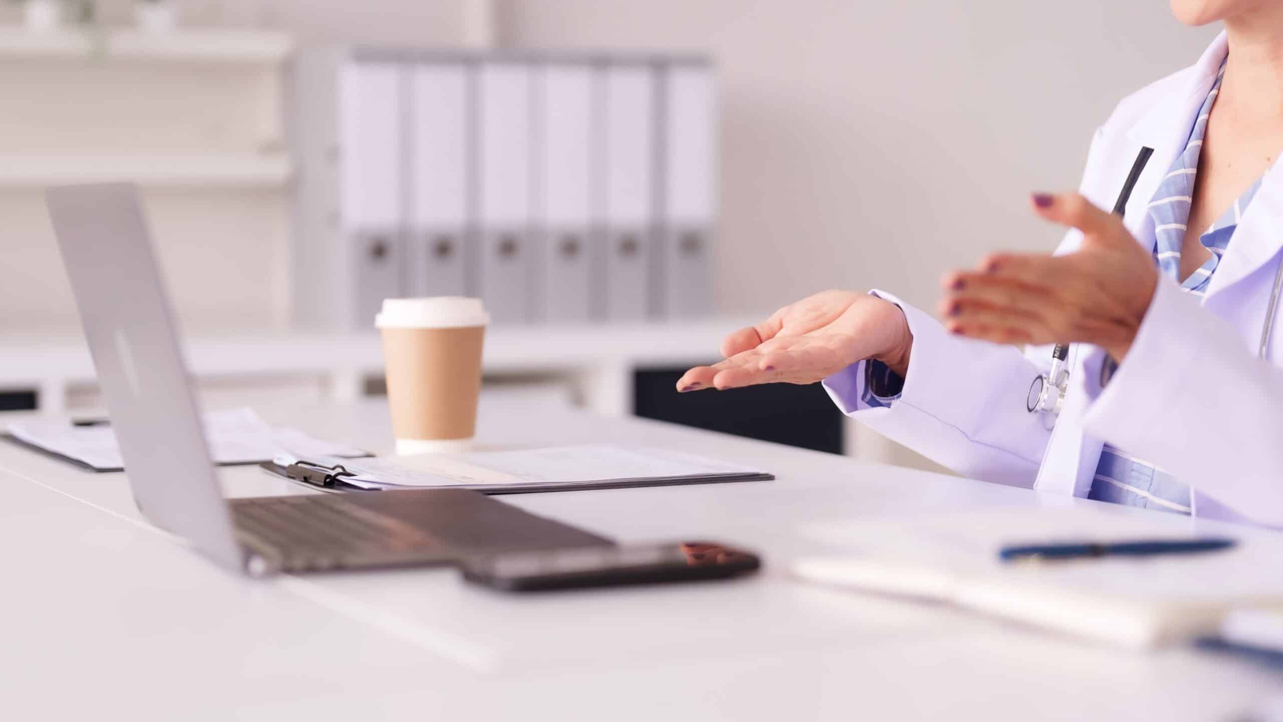 Medical coder reviewing clinical documentation and assigning behavioral health CPT and ICD-10 codes