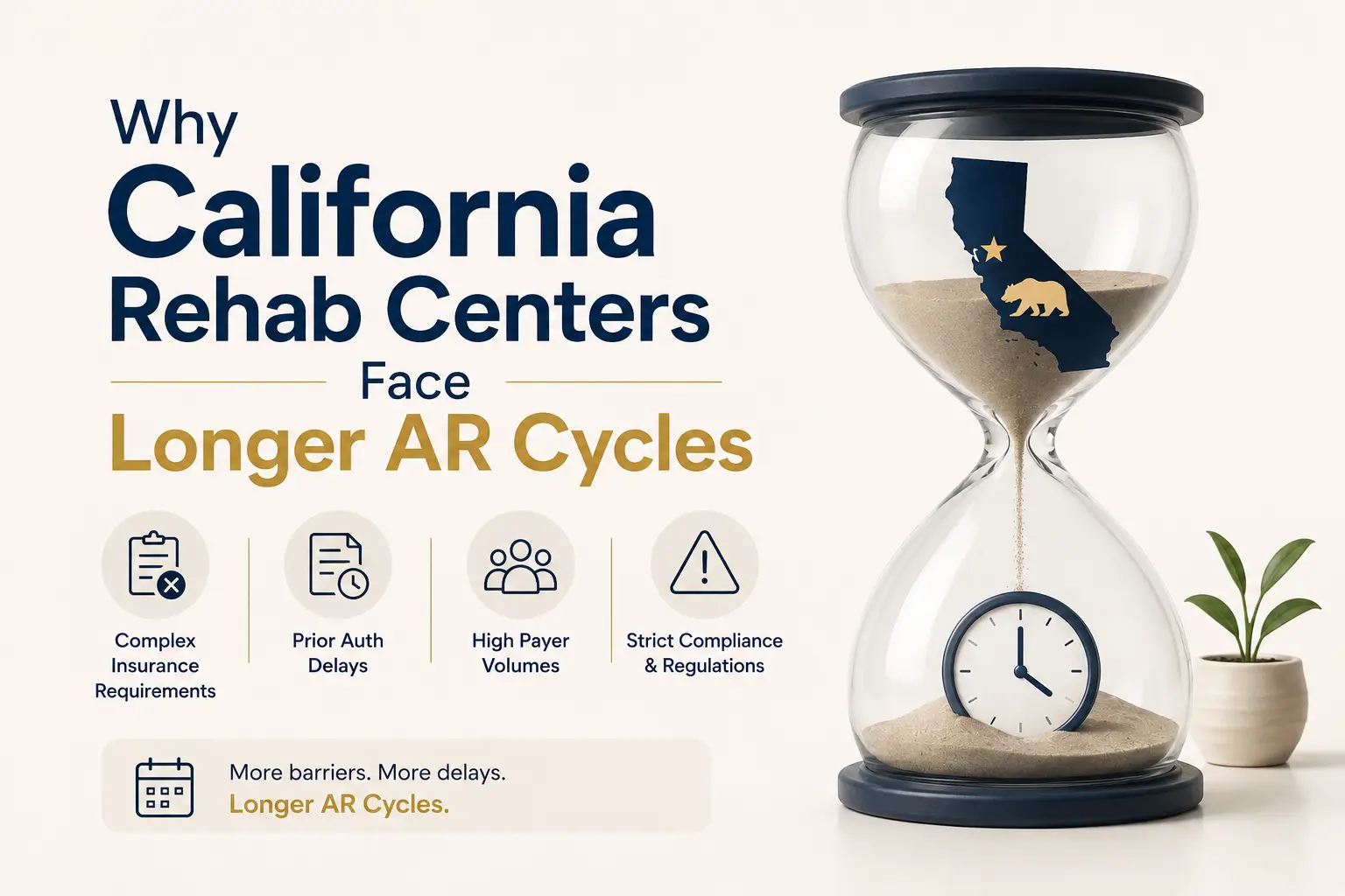 Why California Rehab Centers Face Longer AR Cycles, and How to Close the Gap