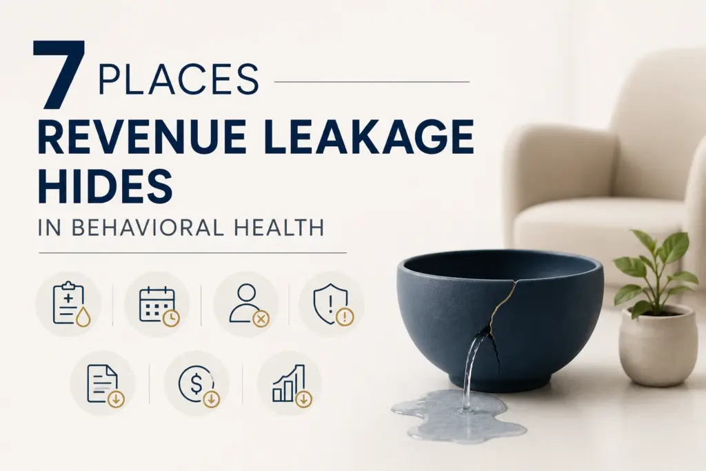 The 7 Places Behavioral Health Revenue Leaks, and How Your Team Misses Them
