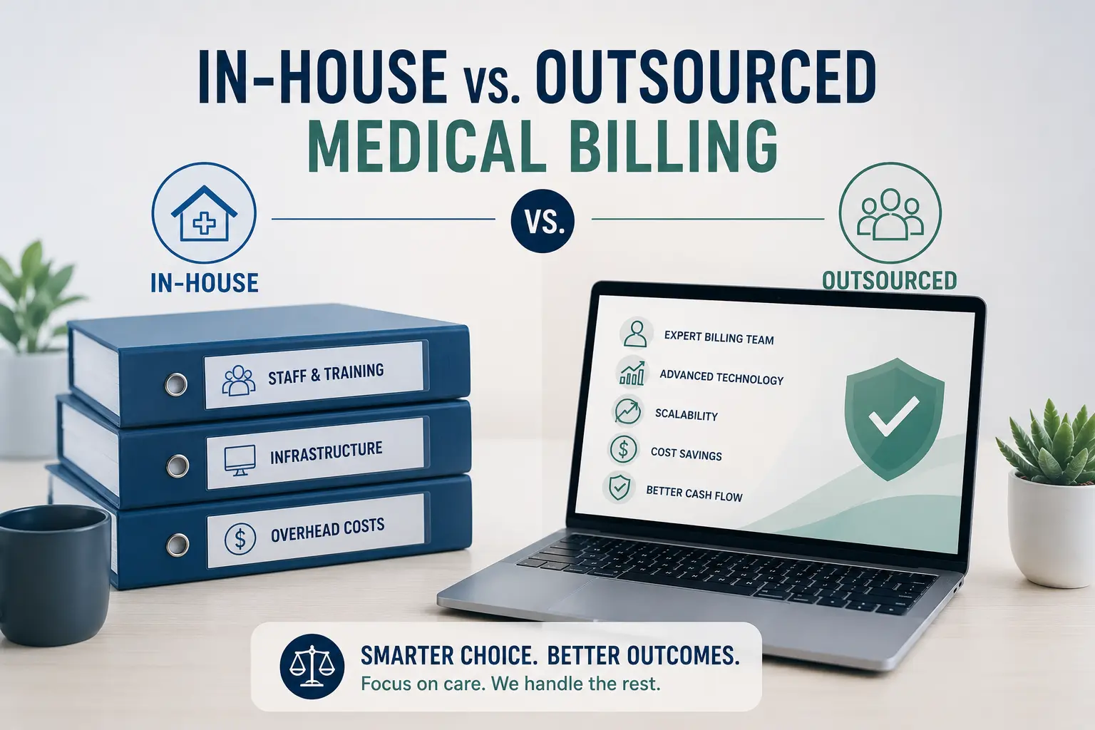 in house vs outsourced medal billing