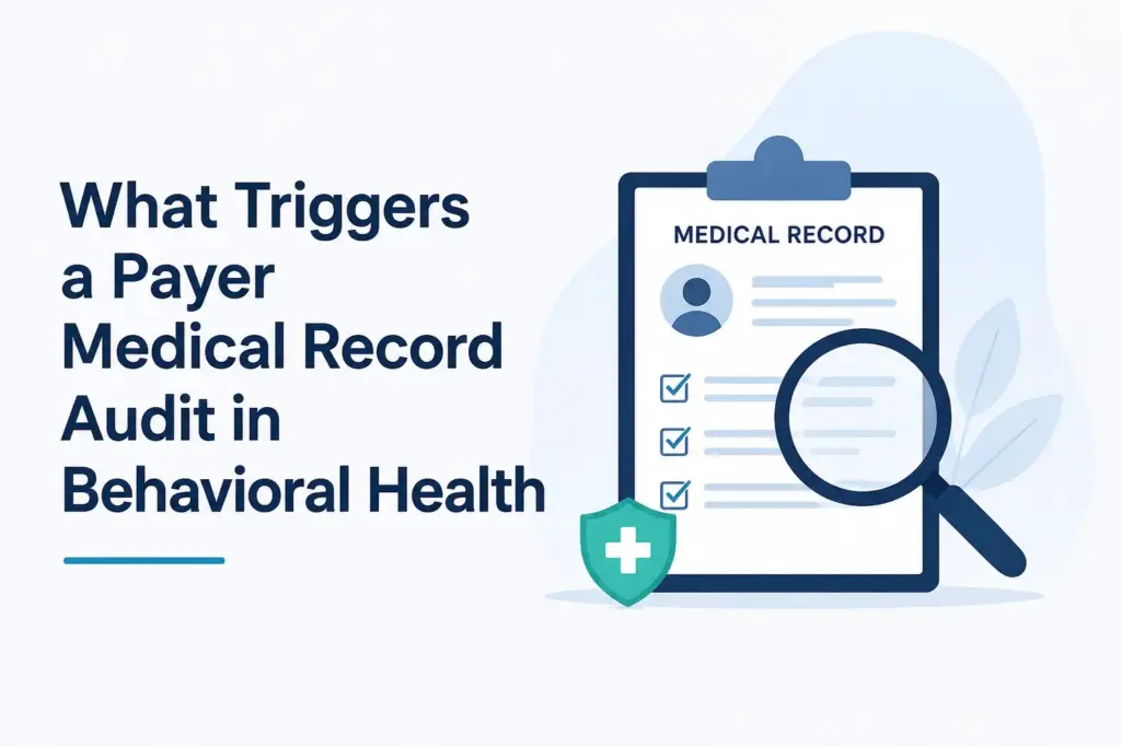 What Triggers a Payer Medical Record Audit in Behavioral Health